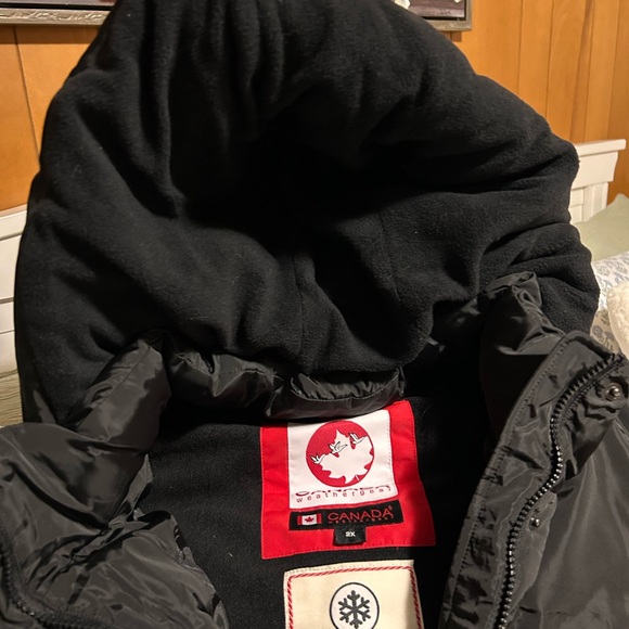Canada Weather Gear Black Long Puffer Coat woman’s 2XL - Picture 8 of 16